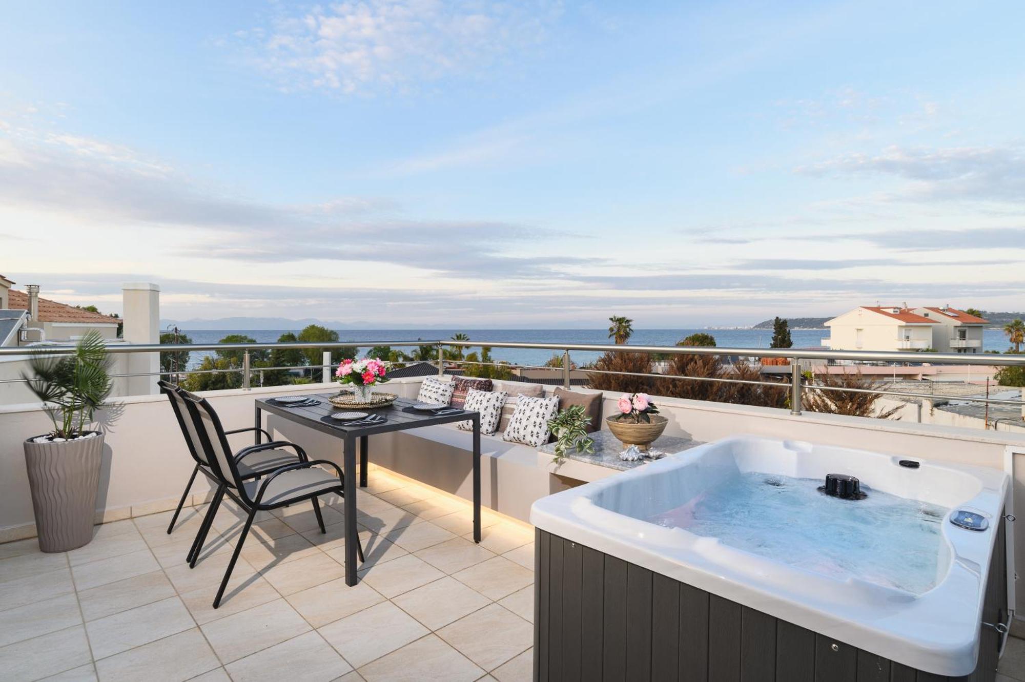 Вилла Marilena Mare Seaside House Ялиссос Экстерьер фото