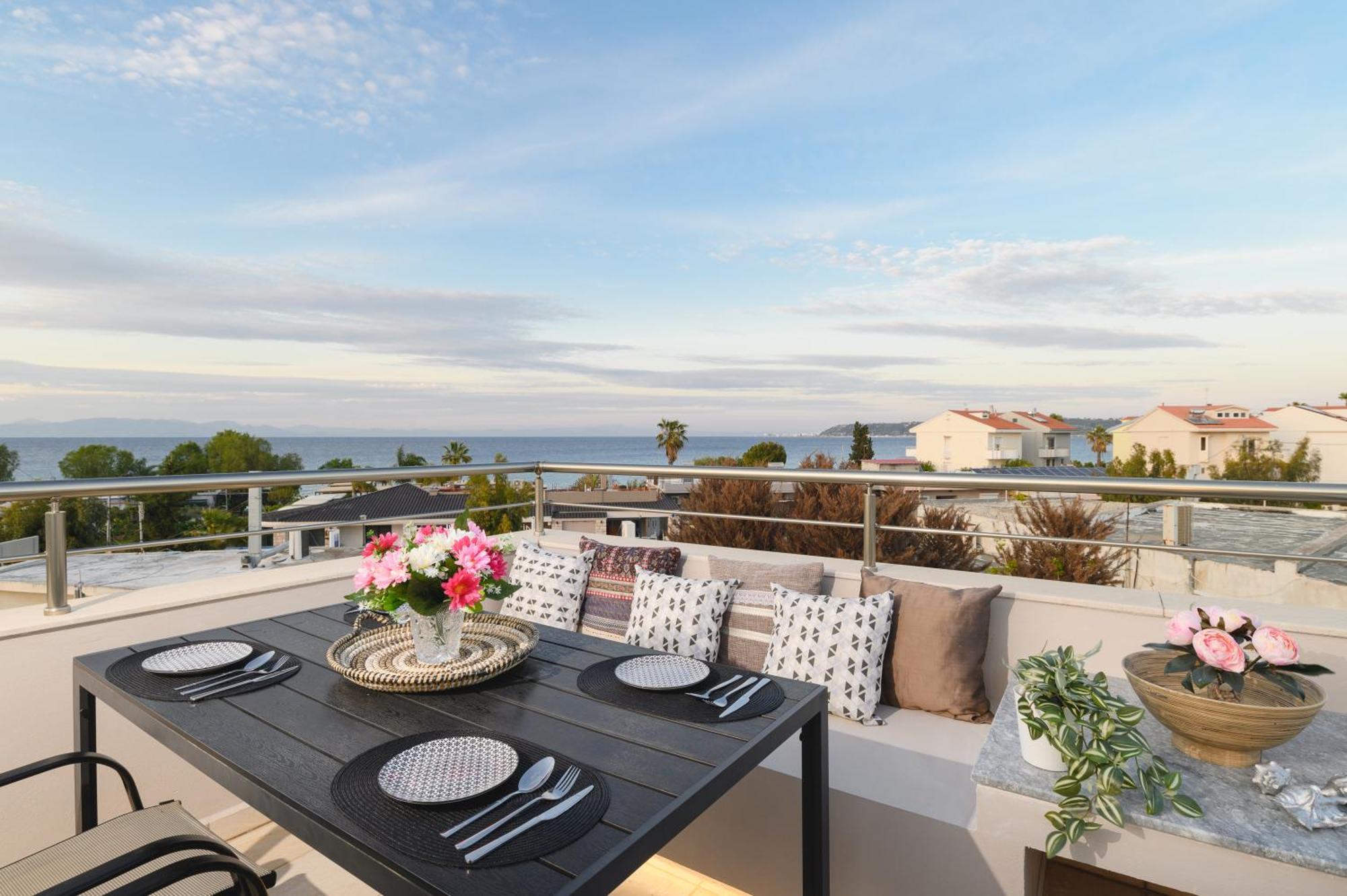 Вилла Marilena Mare Seaside House Ялиссос Экстерьер фото